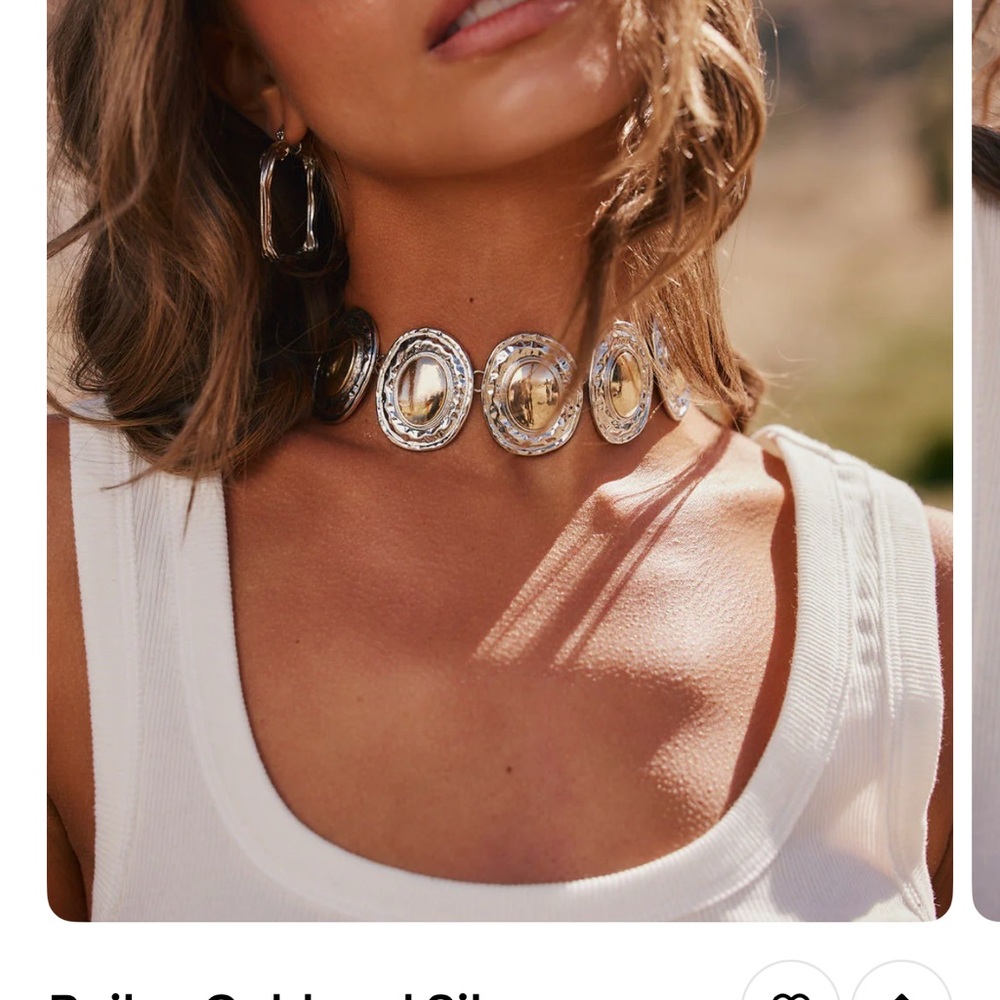 12th tribe Silver/Gold Choker Necklace